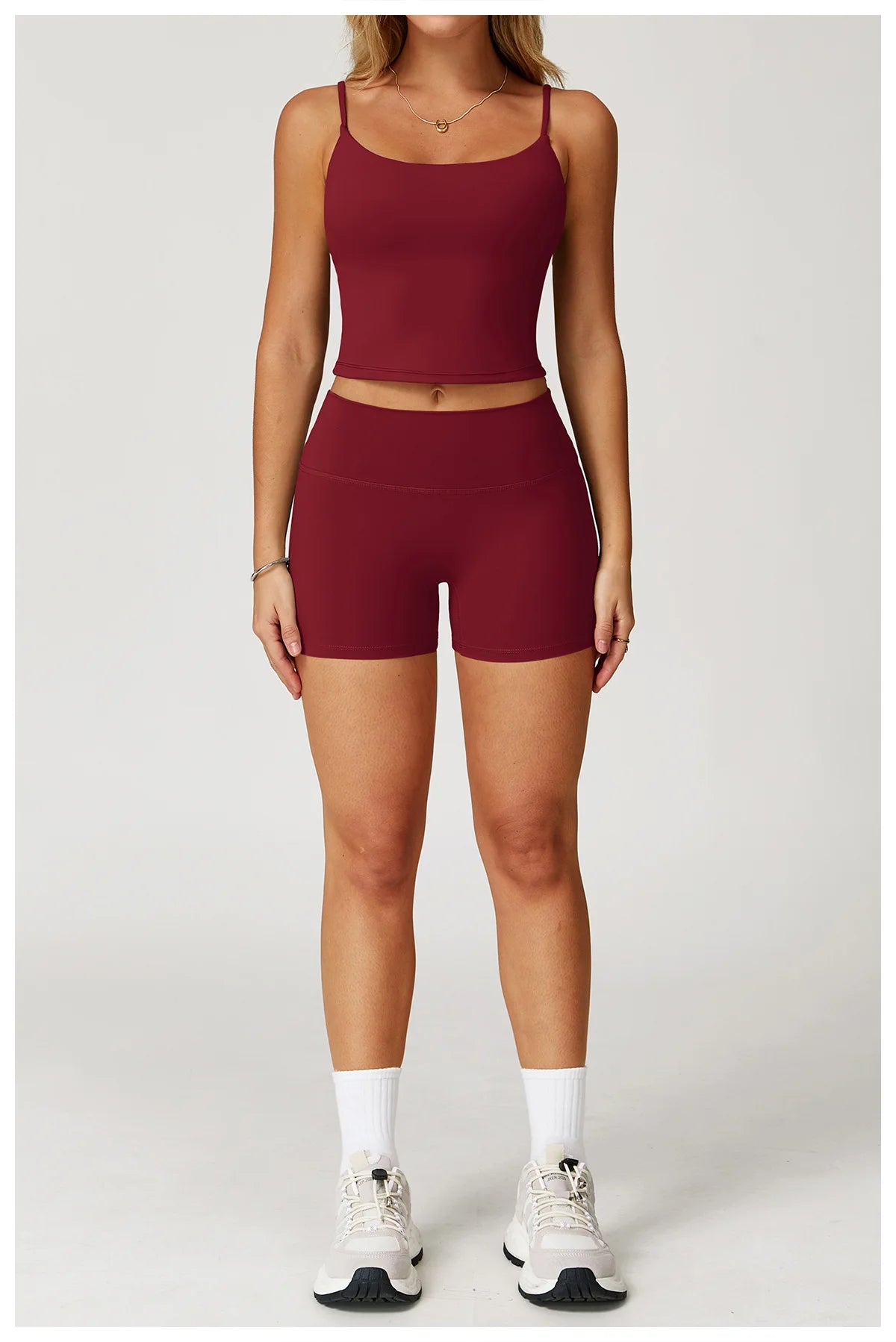 Conjunto deportivo de 2 piezas para mujer, atractivo y cómodo