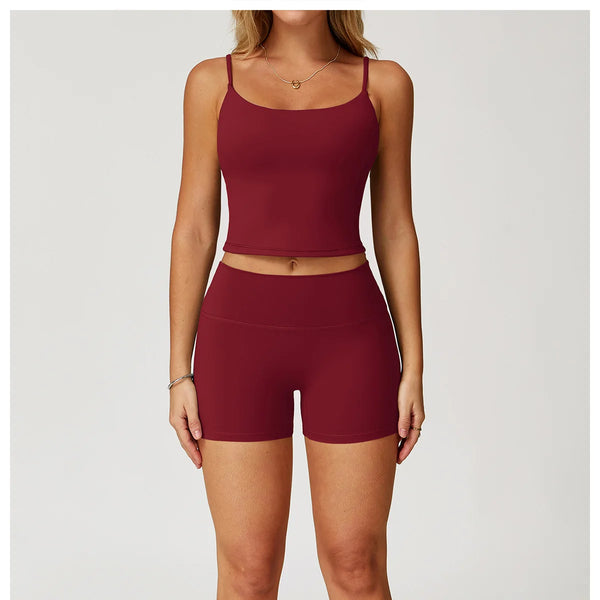 Conjunto deportivo de 2 piezas para mujer, atractivo y cómodo