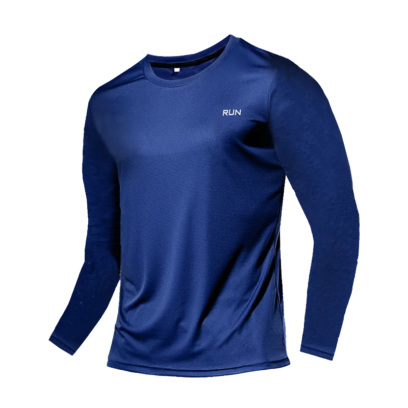 Buzo deportivo de secado rápido para hombre, camisetas de gimnasio, camiseta de entrenamiento